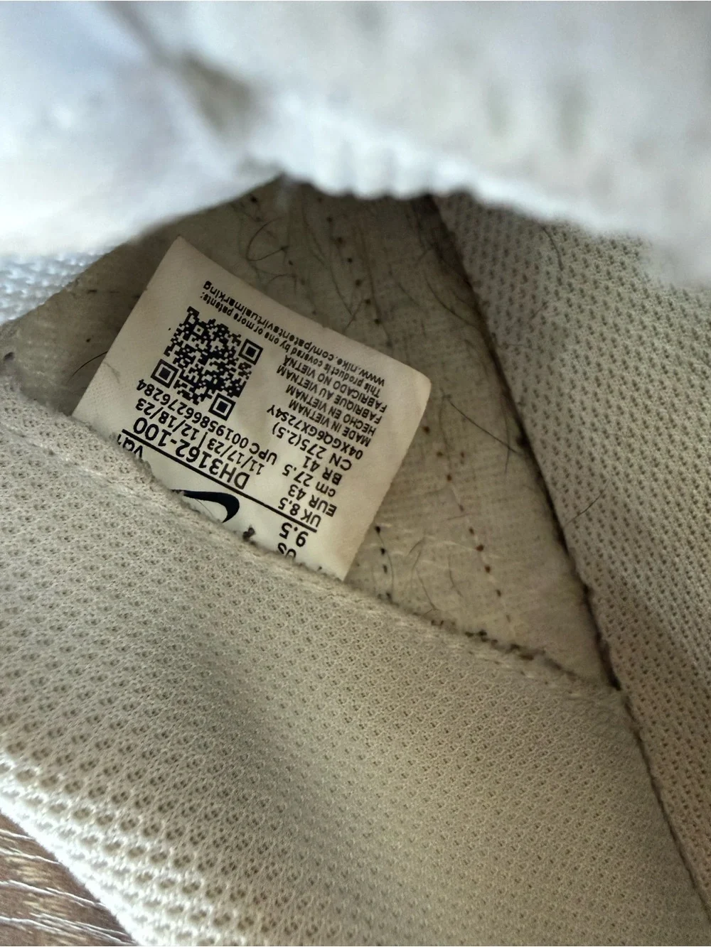 Nike White Low-Top Sneakers Court legacy